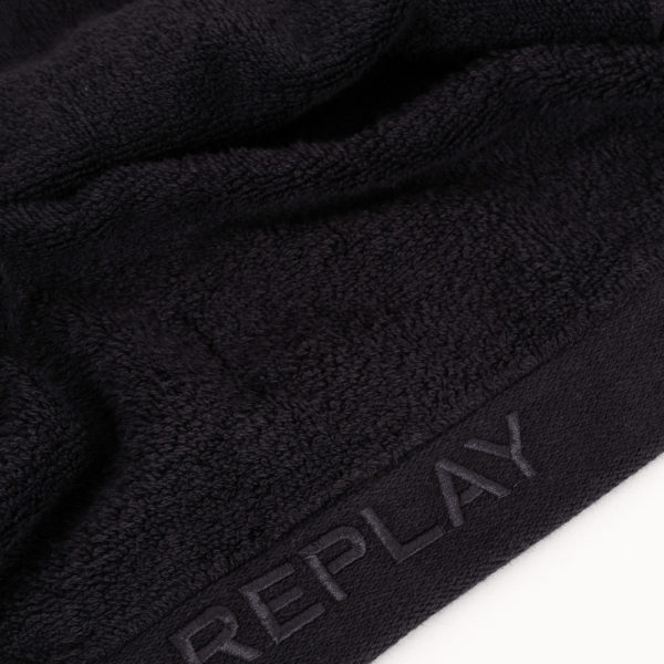 מגבת לוגו REPLAY- שחור